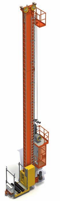 >> STACKER CRANES FOR PALLETS 2 3 Single-mast MT stacker cranes for pallets The new MT line is lighter, faster, and more energy efficient.
