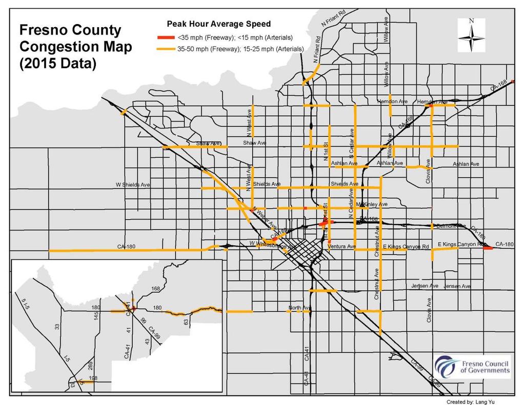 Figure 7 The non-reoccurring congestion is typically caused by traffic accidents, and collisions are used as the proxy for the non-reoccurring delay analysis in this CMP update.