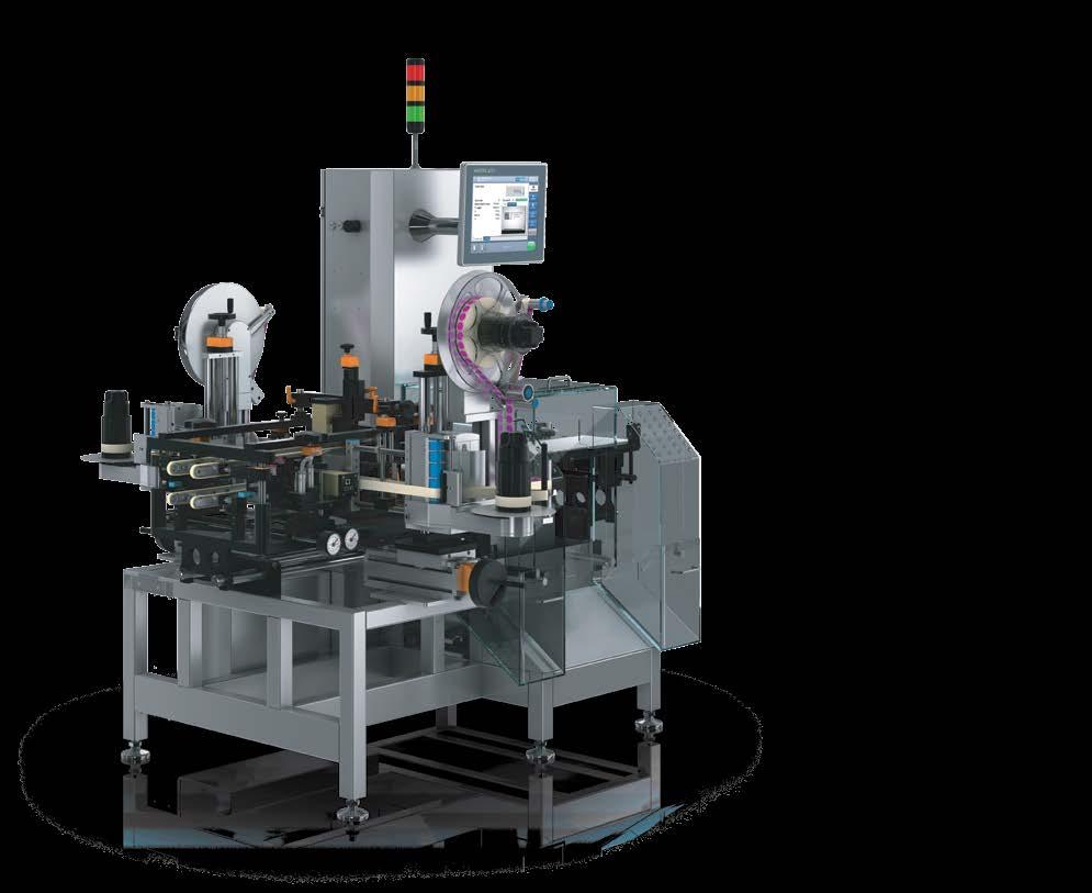 SERIALISATION, WEIGHT INSPECTION, AND TAMPER-EVIDENT LABELS FOR YOUR PRODUCT SAFETY TQS HC-A TQS-HC-A, equipped with Tamper-Evident labeling systems on both sides, allows you to serialize the folding