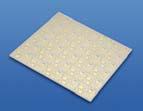 5% (dimensional tolerance of a panel) Excellent flatness : 4mm SQ area ±5μm max.