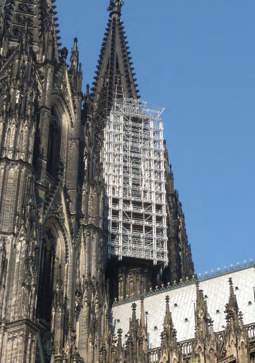 Aluminum Scaffolds at Church - Germany