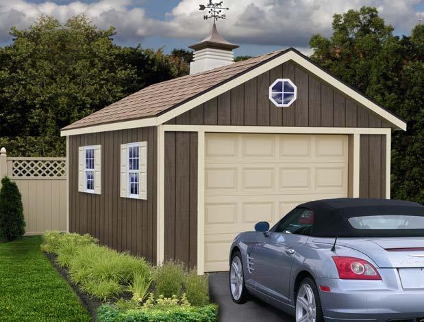Best Barns Garage Kits All Best Barns garage kits are sold without garage door. The 7' high by 8' wide garage door is purchased locally by homeowner.