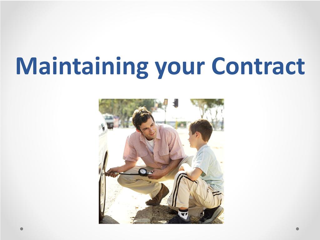 You have a contract, now how to keep it. Communicate with the contract managers and contract users.