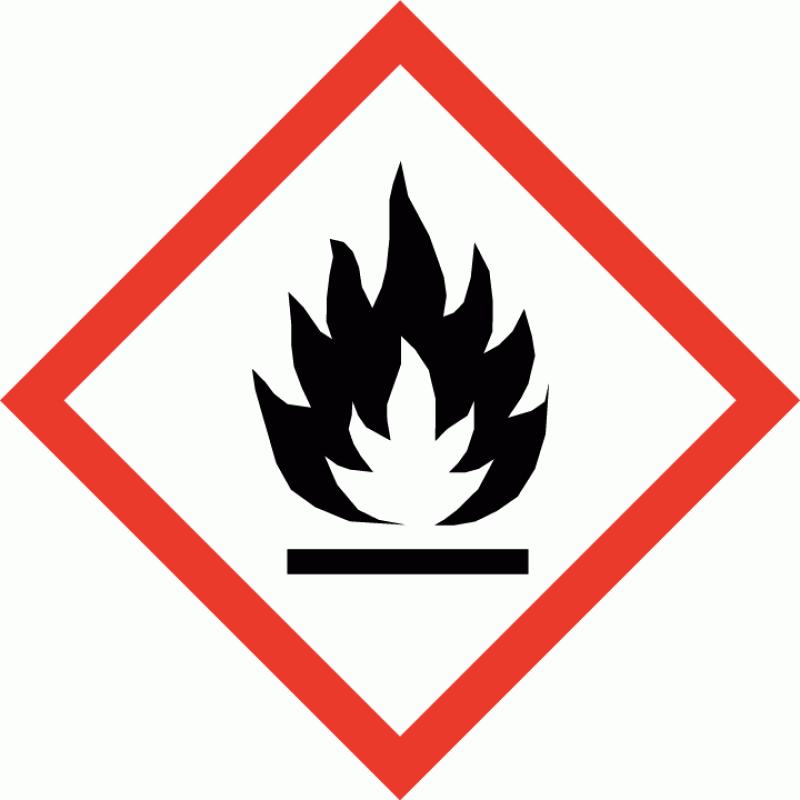 Pictogram Signal word Hazard statements Precautionary statements Supplemental label information Supplementary precautionary statements Danger H225 Highly flammable liquid and vapour.