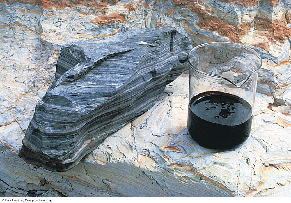 Oil Shale Rock and the