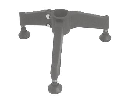 Support bases made of plastic Type 10 Tripod