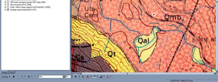 Hydrogeology GIS Layer Q.