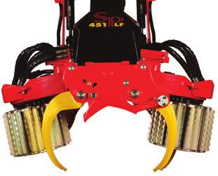 The low friction also minimizes fibre damage, harvester head wear as well as fuel consumption