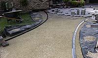 When spiking PAVE EDGE flexible, regardless of the pavement application, always spike every back support (13 back supports on a 10 piece).