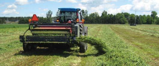 It will lay a smooth evenly distributed windrow, without bunching or skipping.