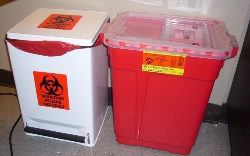 Managing RMW Collection and Storage OSHA Packaging Requirements Cal-OSHA 5193 d E 3 Regulated waste shall be disposed of in containers which are closable, labeled, and color-coded Proper