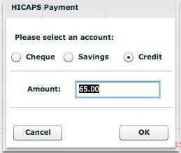 page 21 5.3.3. Making an EFTPOS Payment from the Appointment Window 5.3.3.a. Click Make Payment button in HICAPS Terminal Payment Processing window.