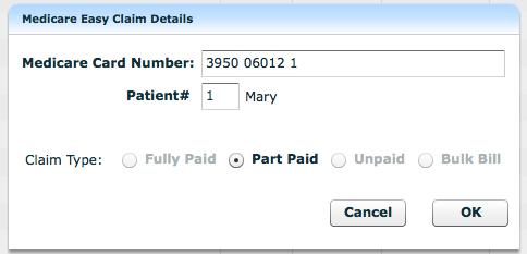 If NO OTHER PAYMENT was entered in the appointment payment section, only two choices will