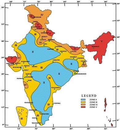 Project Area Figure 4.8:Seismic Zonation Map of India 4.5.