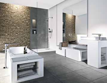JACKOBOARD The construction board system for creative bathroom design. Easy to work with Can be covered iediately with tiles, filler or plaster Water repellent Low weight approx.