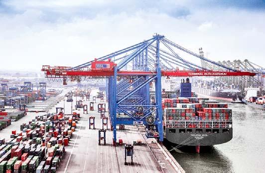 18 % market share in the North Range (German + Benelux North Sea ports) Container segment 4 Container terminals: 3 x Hamburg (CTA, CTB, CTT) &
