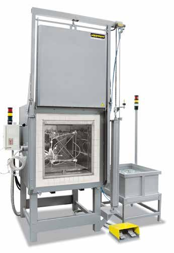 Forced convection chamber furnace NA 500/65 Annealing boxes Feed and charging aids Safety technology according to EN 1539 (NFPA 86) (models NA.