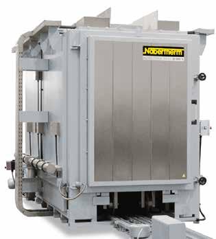The bogie hearth furnaces from WHTC product line with especially robust design can hold heavy charges including kiln furniture.
