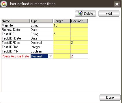 2. Create a decimal user field General Ledger Accrual Accounts If you