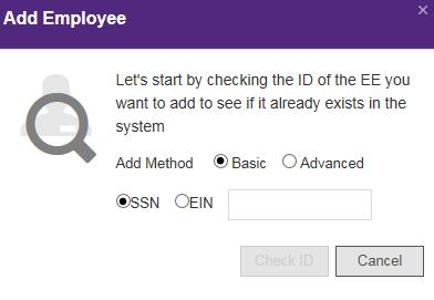Adding a New Employee 1. Click the Employees menu to open. If there are employees already set up, they will appear in the list on the left hand side of the screen. 2.