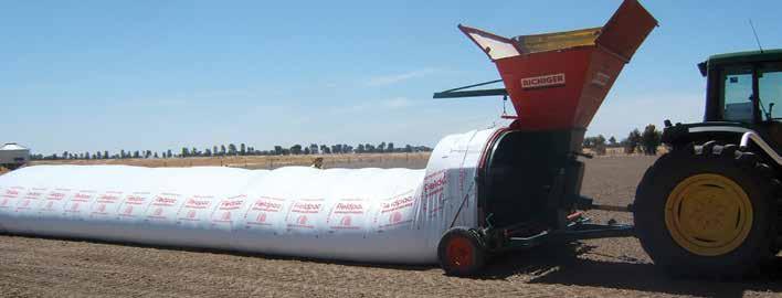 Calculation: price of bag bag capacity Example for bags: $800 200t = $4/t Example for bunker tarps: $4500 1000t 3 uses = $1.
