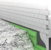 Perimeter insulation The external insulation of structural components in contact with the earth perimeter insulation reduces heat losses through the building s foundations.