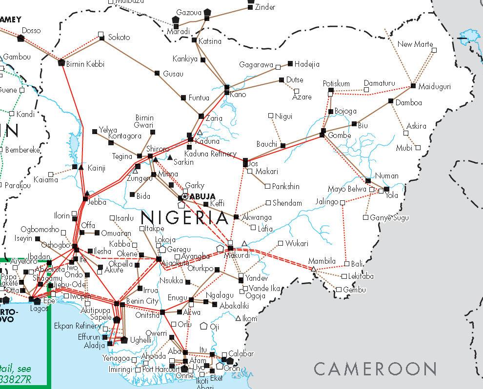 Figure 41.1: Nigeria Electricity Network 41.