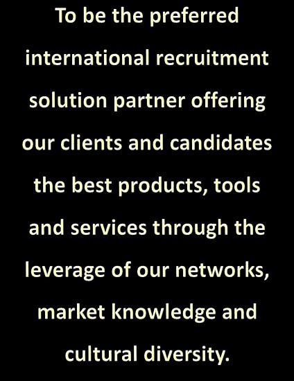 CA Global Differentiators Implicit knowledge of the African markets we serve Extensive network