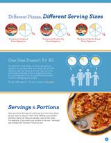 Nestlé Pizza Portion Guide Pizza is one of the most popular meals in the USA, but it can also be high in calories.