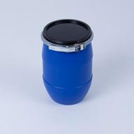 PLASTIC - Standard products Mini drum 1,150 108 93 160 HDPE - Blue Lid with rubber gasket / lever lock ring Wide-mouth bottles, cylindrical 550 85 48 135 LDPE - Natural Spouted closure with captive