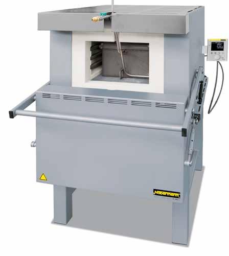 The furnaces can be extended with a variety of accessories, like annealing boxes for operation under protective gas, roller guides, or a cooling station with a quench tank.