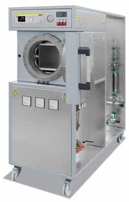 Hot-Wall Retort Furnaces up to 1100 C Retort furnace NRA 25/06 with gas supply system Retort furnace NRA 150/09 with automatic gas injection and process control H3700 These gas tight