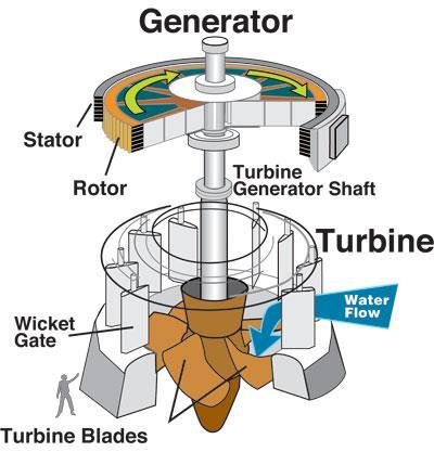 Kaplan Turbine Schematic
