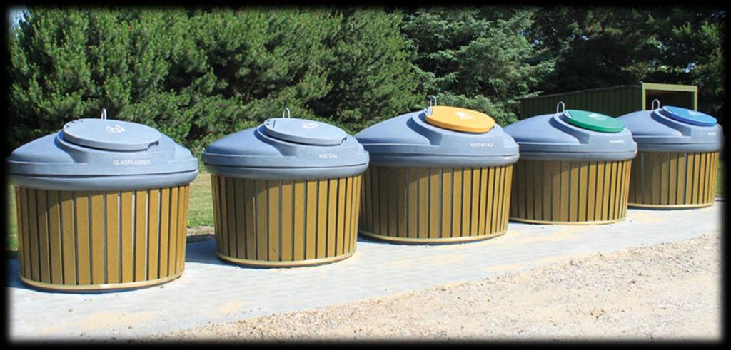 Semi-Underground bins for separate