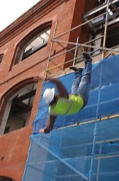 Falling from heights is still the most common cause of accidents on construction sites.
