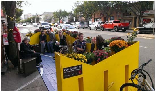 design Processes related to patios and parklets