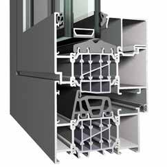 CS 86-HI Windows & Doors WINDOWS & DOORS Highly energy efficient CS 86-HI is a highly insulated system for inward opening windows and doors, which meets the highest requirements concerning safety and