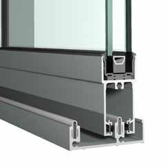 CP 45Pa Sliding Systems Less is more CP 45Pa is a non-insulated sliding system offering a wide range of solutions ideal for applications in warm climates, winter gardens or the partitioning of indoor