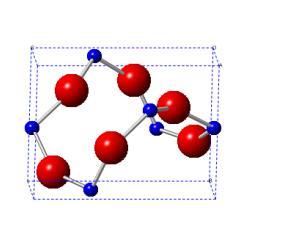 The unit cell contains the symmetry elements required to uniquely define the crystal structure.