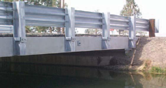 Thrie-Beam Bridge Rail Oregon Thrie-Beam Side