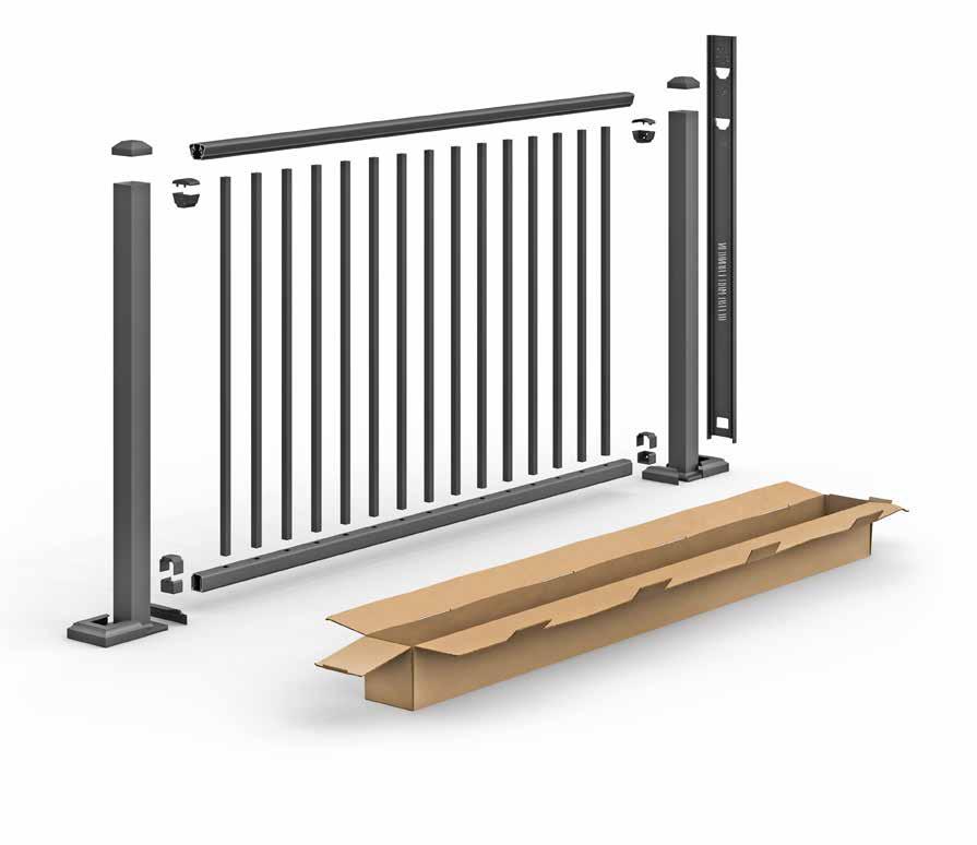 Ultra Max Railing Why Ultra Max? Maximum Versatility A safer, low-maintenance Ultra lifestyle now comes in a kit.