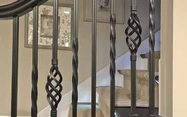 wrought iron railing pickets for centuries.