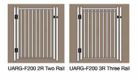 A special Deck-Over-Rail Bracket Kit is available from your dealer.