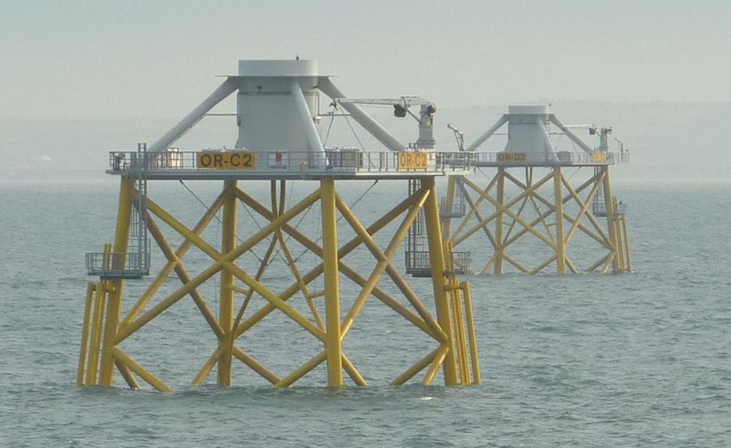 Ormonde Offshore Wind Farm Pile grouting for 31 four-legged jacket foundations in the Irish Sea,