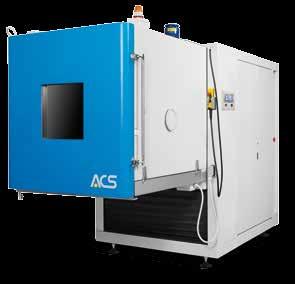 Vibration Test Chambers ACS vibration test chambers are well-known for their key features: remarkable basic configuration, flexibility and easy adaptation to many various types of shakers for