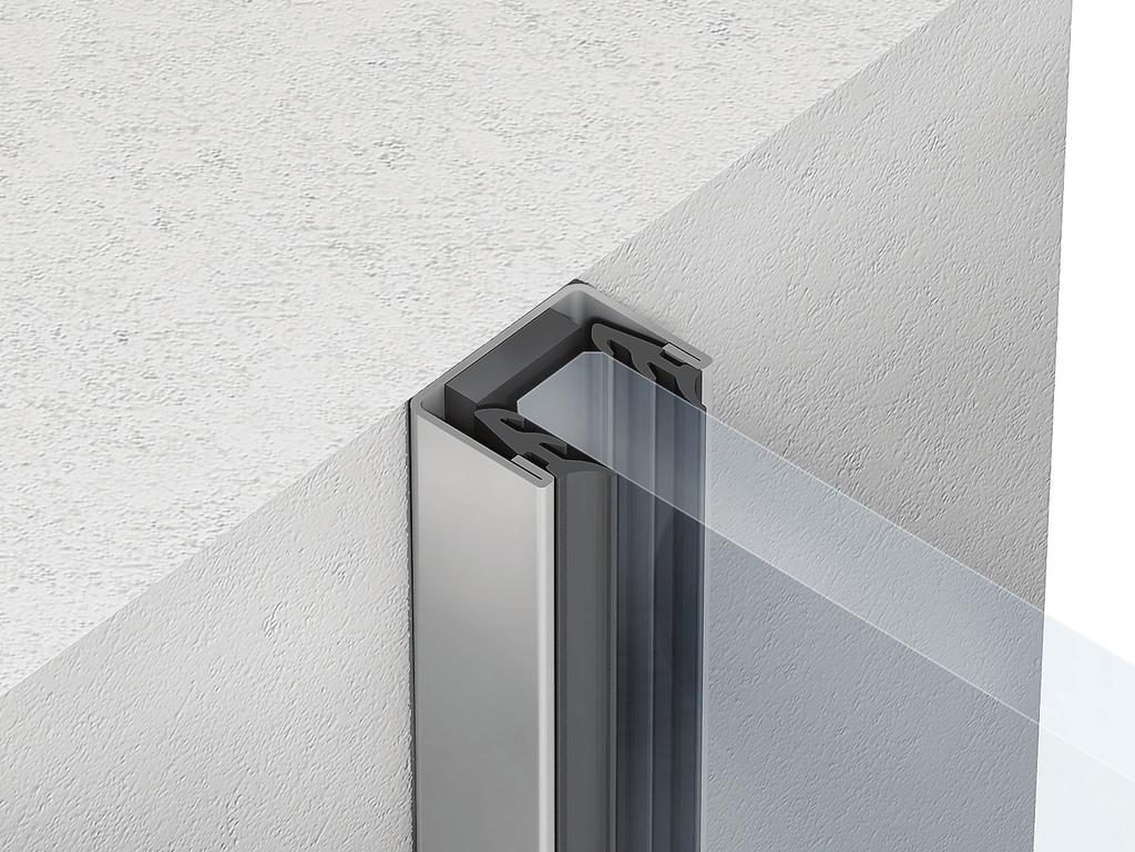 Door solutions The TP Lite wall caters for various door framing 