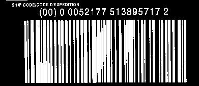 (421) 124 M9W 3W5 Barcode Encoded Information: Start/C FNC1 4 2 1 1 2 4 CodeB M 9 W 3 W 5 Mod103 Stop AI 91 barcode Defines ultimate receiver destination information, for example the store number.