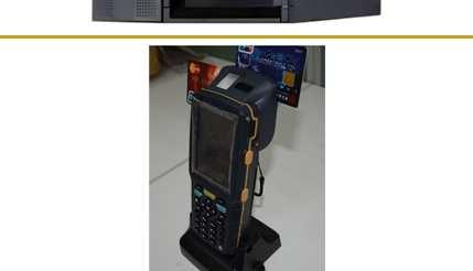 Mobile Device (500) PDA, Optical fingerprint sensor, built-in Contact Card reader, Contact-Less