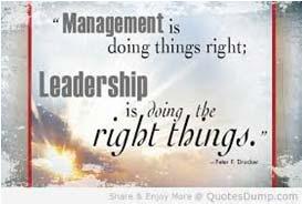 Management and Leadership Management focuses on processes, procedures and the realities of running an EMS organization Leadership focuses