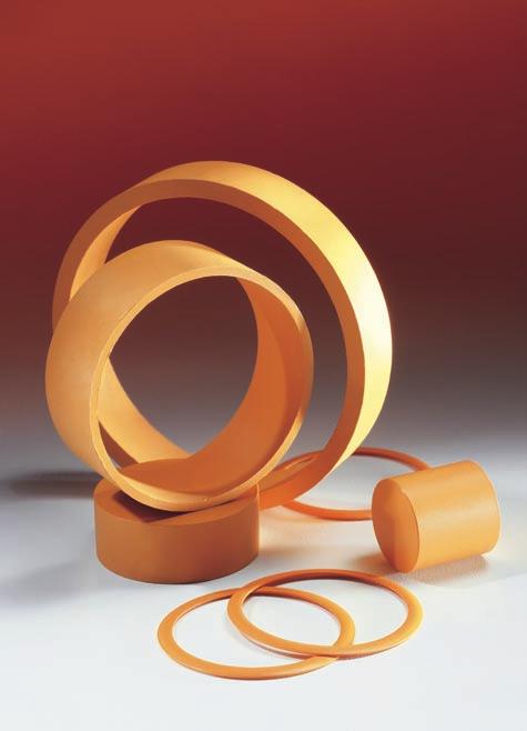 RULON RULON 1410 Rulon 1410 is a gold material with excellent elongation and tensile strength suitable for flip seal and other flexible sealing applications.